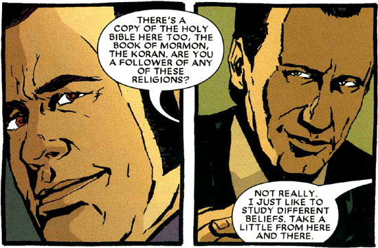 The Book of Mormon is mentioned in Daredevil comic book